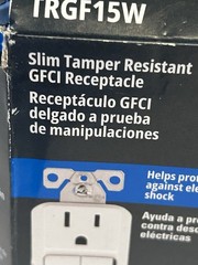 NEW Eaton Tamper Resistant TRGF15W White 15A 125V GFCI Receptacles Outlets NIB
