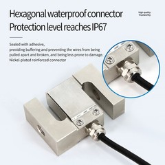 Seven-Wire S-Type Load Cell Tensile and Compressive Strength Test