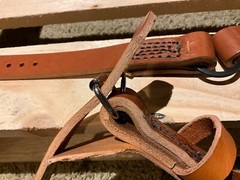 Leather Bottom Gaff Straps, Arborist, Lineman -Heavy Duty extra thick leather