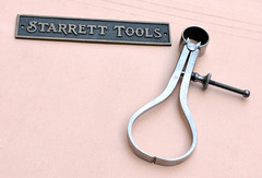 Rare/Antique STARRETT No.76 Thread Calipers W/Square Legs, 3.0” Size & Capacity!