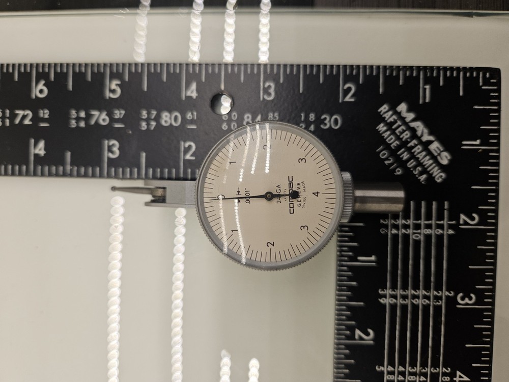 Compac 245GA Dial Test Indicator .0001″ Swiss Made Jeweled w/o Case Genève