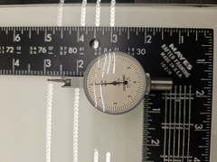 Compac 245GA Dial Test Indicator .0001″ Swiss Made Jeweled w/o Case Genève