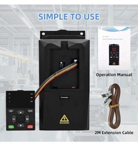 VFD 2.2KW 3HP 200-240V Inverter 1 Phase Input 3 Phase 0-400HZ Output 9A Variable