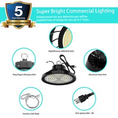 240W UFO LED High Bay Light Work Shop Warehouse Business & Industrial Lighting