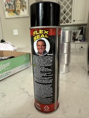 Flex Seal14 Oz. Black Aerosol Liquid Rubber Sealant Coating Spray Paint