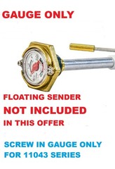 SCREW IN FORKLIFT PROPANE TANK GAUGE METER INDICATOR SCALE DIAL 11043UM LP FUEL