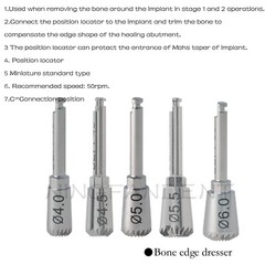 Implant Bone Profiler Screw Drivers Osstem Dental Torque Wrench Tool For Hiossen