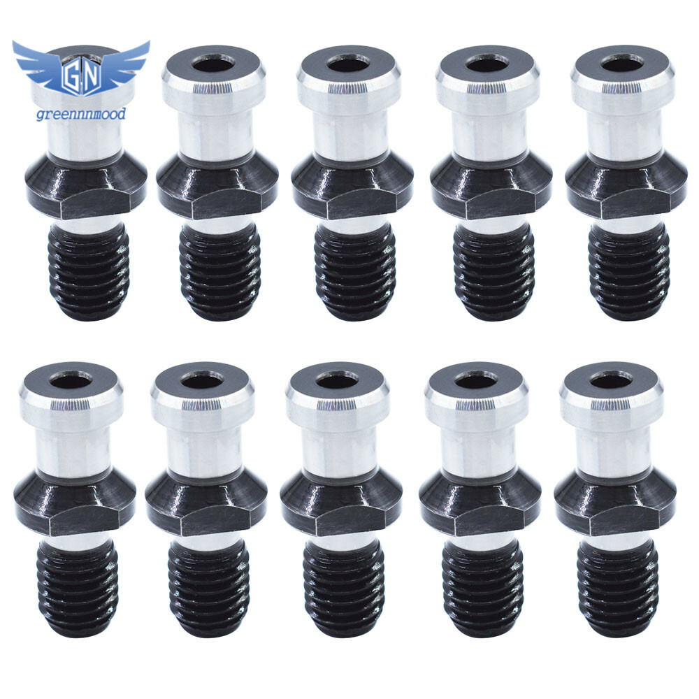 10Pcs CAT40 75° 0.747″ Pull Stud Coolant Thru Retention Knob For Mori Doosan