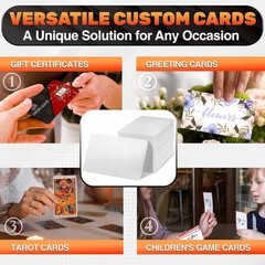 100 Pcs Aluminum Business Card Blanks Sublimation Printable 3.4×2.1 in
