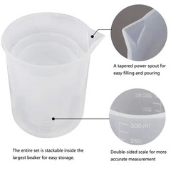 1Pcs 10/25/50/100/250/500Ml Plastic Measuring Cylinder Lab Graduated Cylinder Ch
