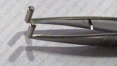 SS Meibomian Gland Rollers Squeeze Expressor Forceps Eyelid Deep Meibum Remove