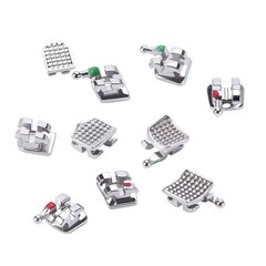 Dental Braces Metal Brackets Orthodontic Mini Roth/MBT .018/.022 Hooks 3-4-5
