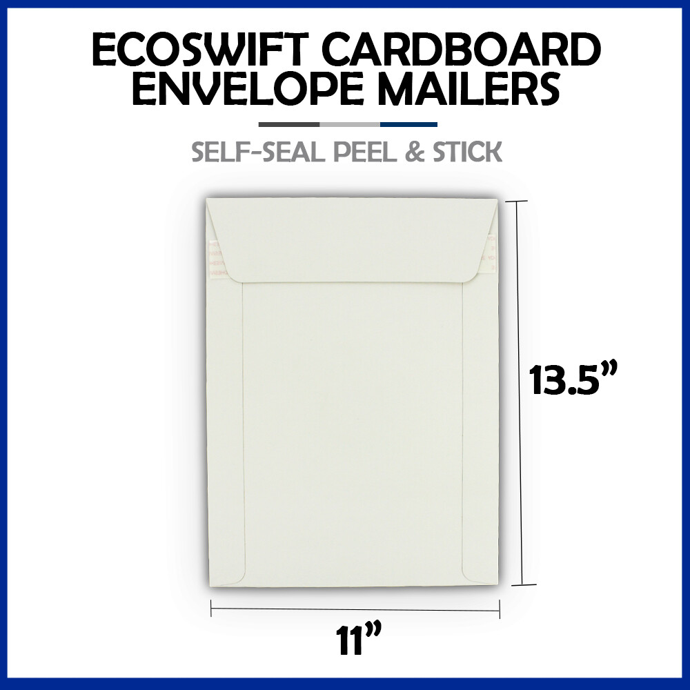 1 – 11 x 13.5 “EcoSwift” Brand Self Seal Ship Photo Cardboard Envelope Mailers