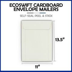 1 – 11 x 13.5 “EcoSwift” Brand Self Seal Ship Photo Cardboard Envelope Mailers