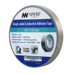 0.6″ X 65′ Conductive Cloth Fabric Adhesive Faraday Tape RF Signal Blocking