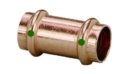 VIEGA PROPRESS ZERO LEAD FITTINGS – 78197 REPAIR COUPLING NO STOP 2″