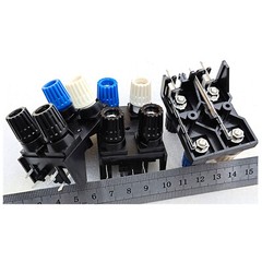 Four Position Amplifier Audio Output Terminal Block Speaker Socket Terminal