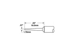 Metcal STTC-142 Cartridge, Chisel, Long, 1.78mm (0.07 In), 60 Deg