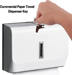 Paper Towel Dispenser Key, 10 Pack Toilet Paper Dispenser Key for Universal Waff