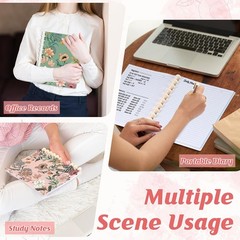 4 Set Discbound Notebook Cover and Disc Set Letter Size 8.5x11in Colorful Patter