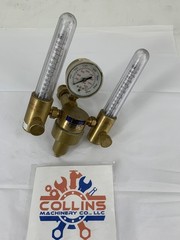 Harris 3100140 Model 356-AR/HE-580 Single Stage Dual Flowmeter Regulator