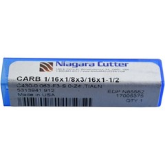 NEW Niagara Cutter N85582 C430-0.063-F3-S.0-Z4 4 Flute Carbide Square End Mill