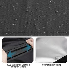 Waterproof Heavy Duty Portable Generator Cover 21x11x16″ for 2000-2500W Inverter