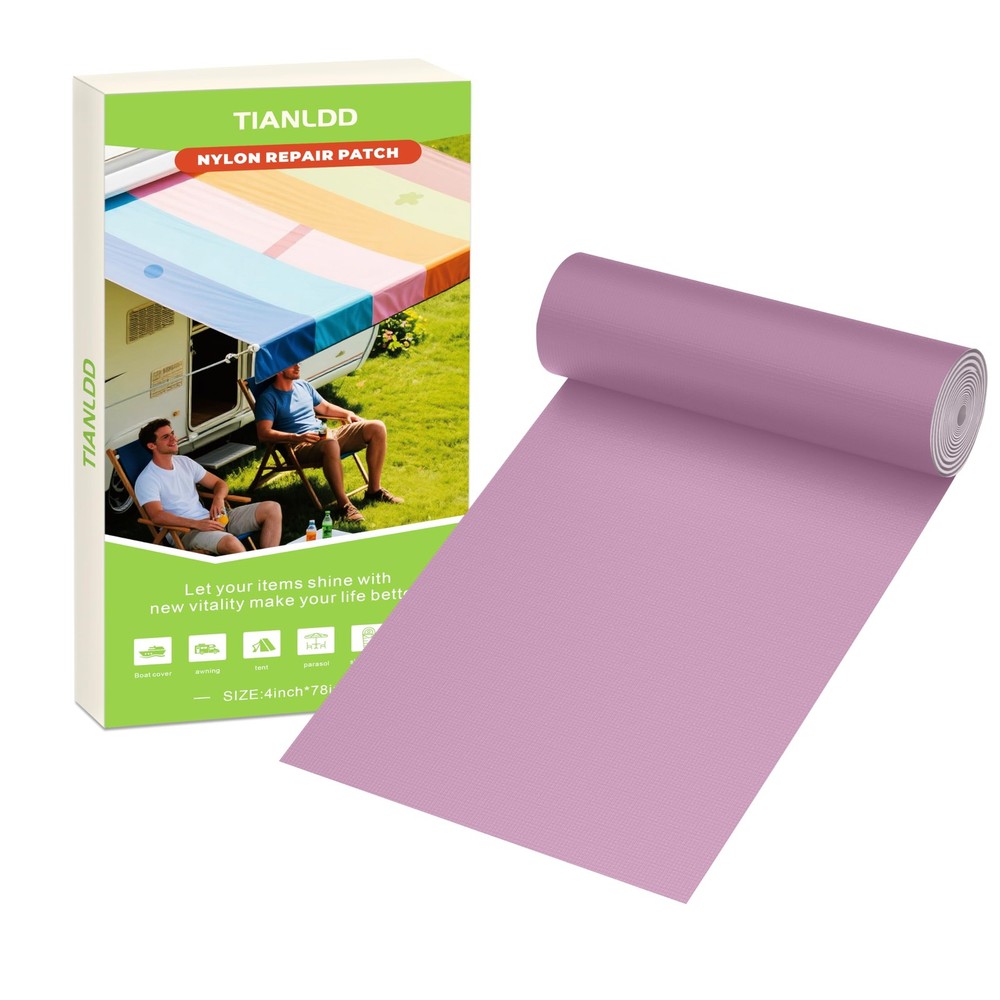 Waterproof Repair Tape 4x78in for Boat Covers, Tents, Tarps, RV Awning, Fabric
