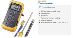 TES-1306 K/J Type Brand New Thermometer New