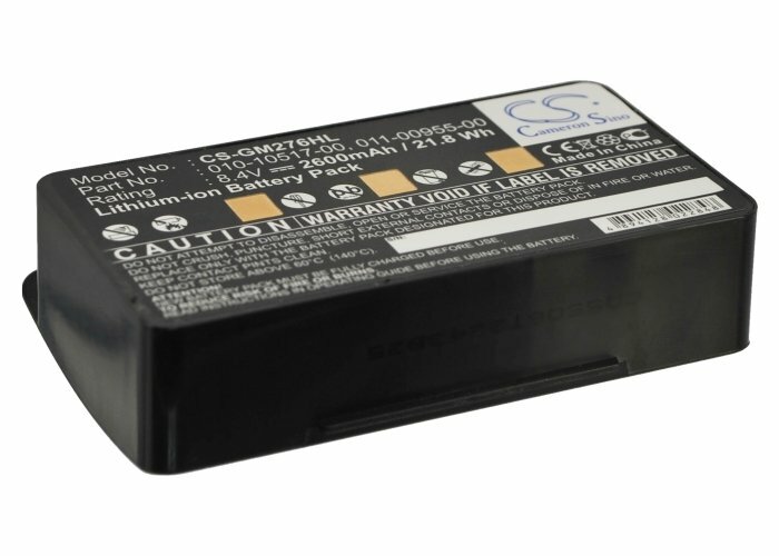 2600mAh Battery For Garmin 010-00543-00,3580100054300,GPSMAP 276,296,376,478,495