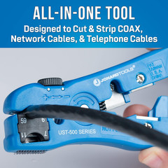 Jonard UST-500 Universal Coax Cable Stripper for RG59/6 and 7/11 Cables