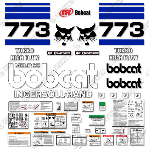 Fits Bobcat 773 Decal Kit Skid Steer Decals – 7 YEAR 3M VINYL!