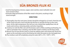 SÜA – Bronze Brazing Flux Powder – 8 Ounces Jar.