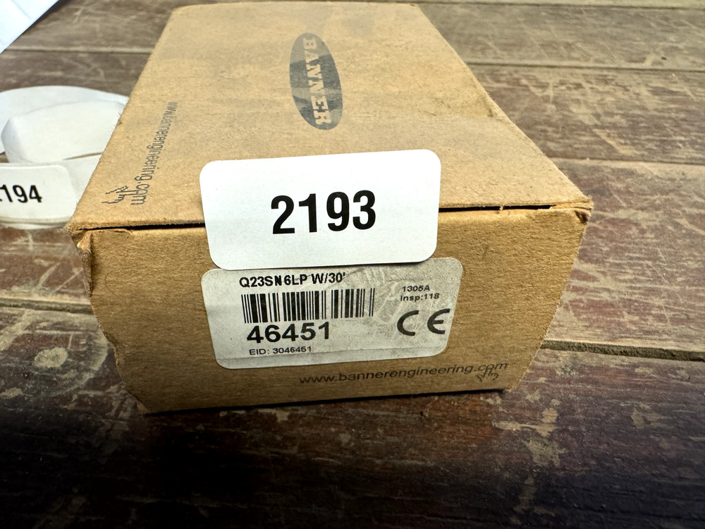 Banner Q23SN6LP Photoelectric Switch