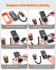 LX1330B Digital Illuminance Light Meter, 0-200,000 Measurement Range Lux Meter,