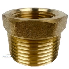 2 PC 1″ Male x 3/4″ Female Hex Reducer Bushing Adapter Pipe Reducing Fitting