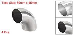 4pcs Stainless Steel 304 Pipe Fitting 90 Degree Elbow Butt-Weld 1-1/2″OD 1.5mm T