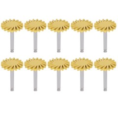 6Pcs Dental Composite Polishing Wheel RA 2.35mm Coarse/Medium/Fine Polisher