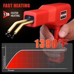 Plastic Welder Kit with Staples Car Bumper Repair Hot Stapler Gun Repair Tool