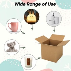 7x7x7 Shipping Boxes for Small Business, 25 Packs Corrugated Cardboard Boxes …