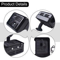 Silencer Exhausts Muffler Exhaust Generator Accessory for Easy Installation SET