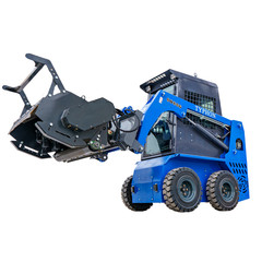 New TYPHON STOMP X1300 & STOMP 509 Mini Skid Steer Forestry Mulcher Attachment
