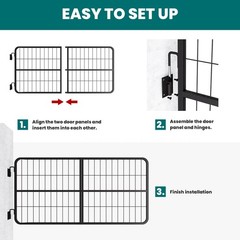 Horse Stall Gate Horse Grid Layout Livestock Gate Horse Stall Guard 48″x24″ NEW