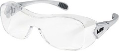 MCR Crews OG110AF Law OTG Over The Glass Safety Glasses Clear Lens Select Qty