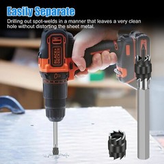 10Pcs/Set 3/8″ Double Sided Rotary Spot Weld Cutter Remover Drill Bits Cut Welds