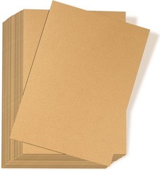 50 Pack Corrugated Cardboard Sheets Flat Hard Cardboard Inserts Back to Schoo…