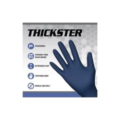 SAS 6603-20 Thickster Latex Disposable Gloves, 14 mil, Large, 50 Pack
