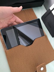 Magna Shinola Detroit Lined Blank Pages Leather Journal Portofilio + Gift Box