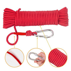 2000 Lbs Fishing Magnet Kit Pull Force Strong Neodymium Manget / Carabiner Rope
