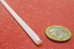 Nylon 6/6 Natural Tint Hex Rod 3/16″ (.188″) Hex x 12″ Length